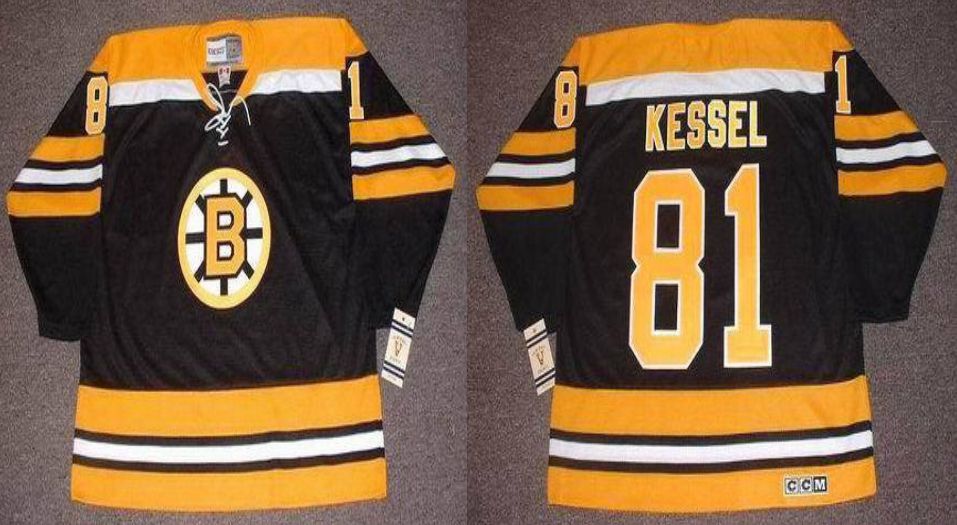 2019 Men Boston Bruins #81 Kessel Black CCM NHL jerseys